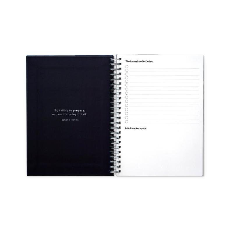 STARTER KIT INFINITE PLANNER A5. El set incluye un "Diario permanente", un kit de limpieza, un marcador y un portamarcadores