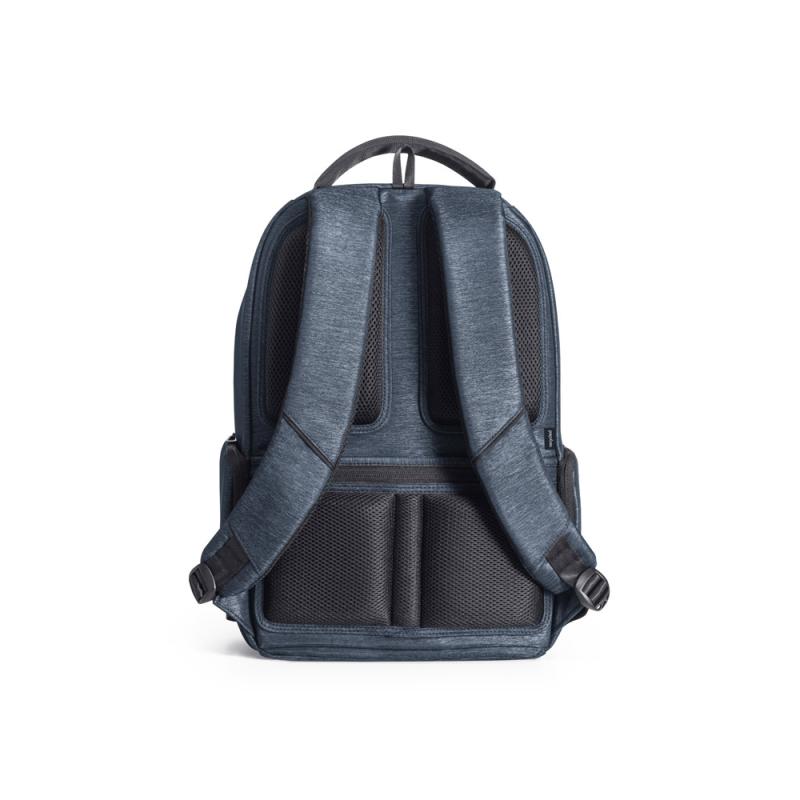 RE-BOSTON. Mochila impermeable para portátil de nailon reciclado 2Tone con compartimento de rPET 210D