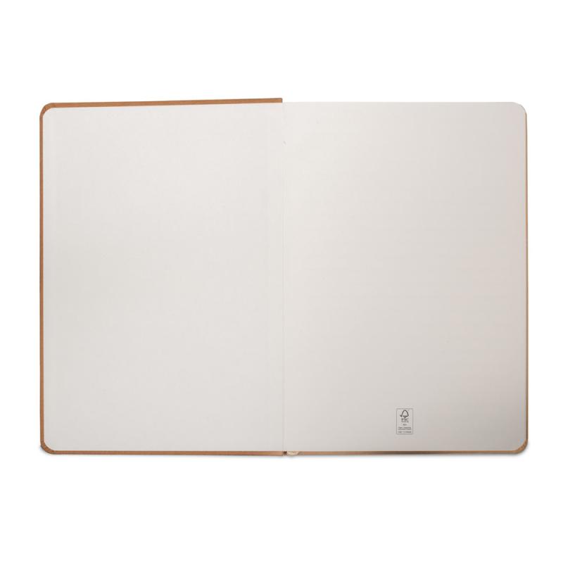 HUXLEY. Cuaderno A5 con páginas a rayas FSC™ color marfil