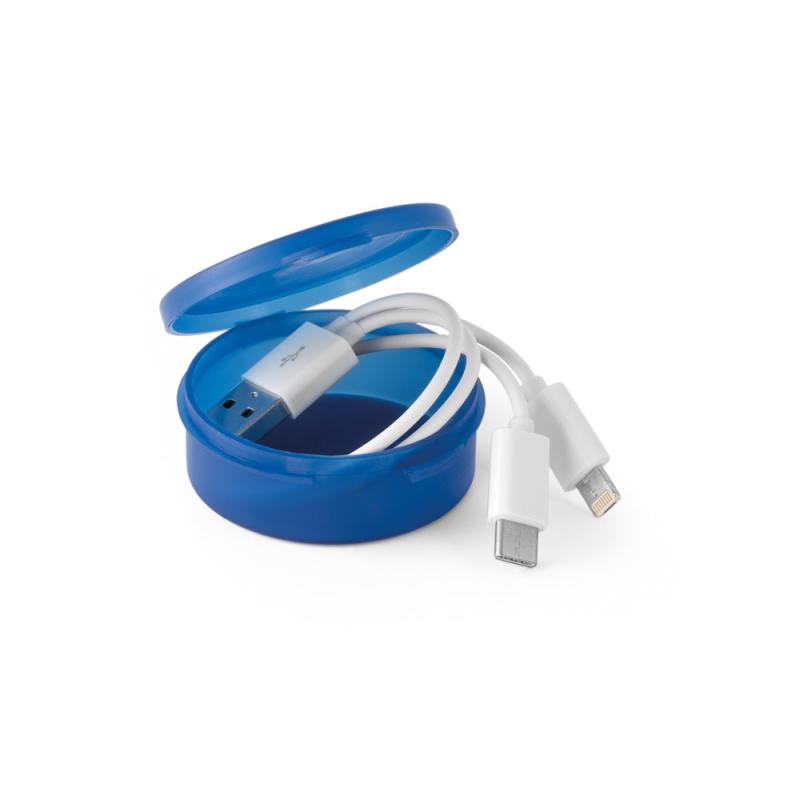 EMMY. Cable USB con conector 3 en 1