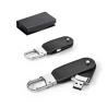 BRAGG 8GB. Memoria USB de 8GB, fabricada en PU y con clip de mosquetón