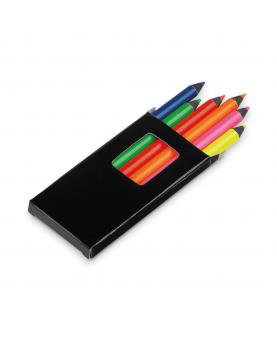 MEMLING. Caja con 6 lápices de color