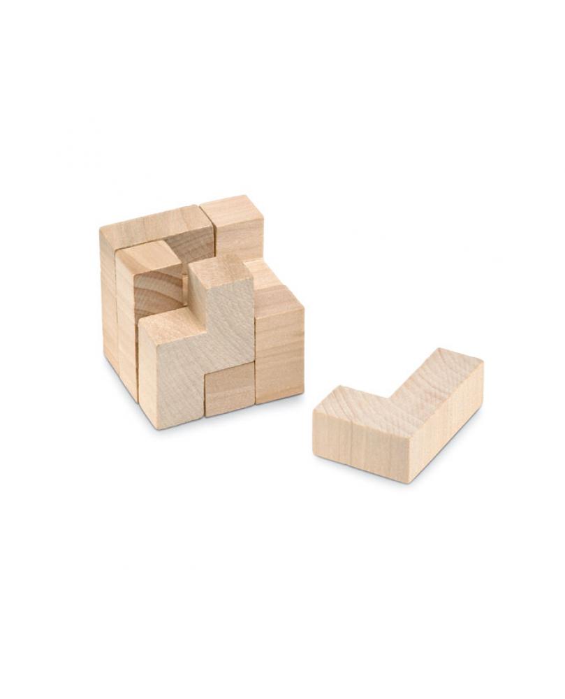 Puzzle de madera en bolsa