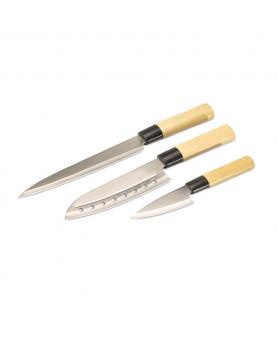 Set cuchillos estilo Japonés