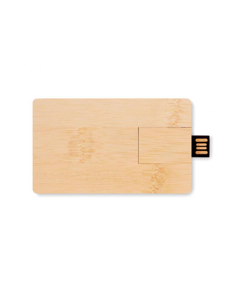 Memoria USB 16GB carcasa bambú