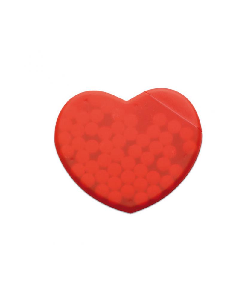 Caja corazón de caramelos