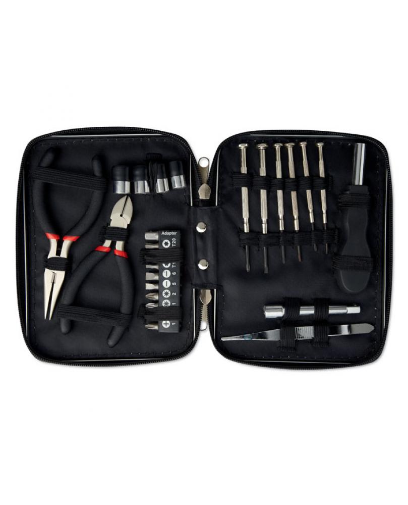 Tool set in aluminium case