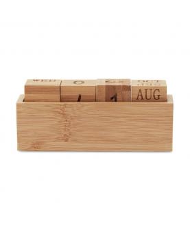 Calendario de bambú