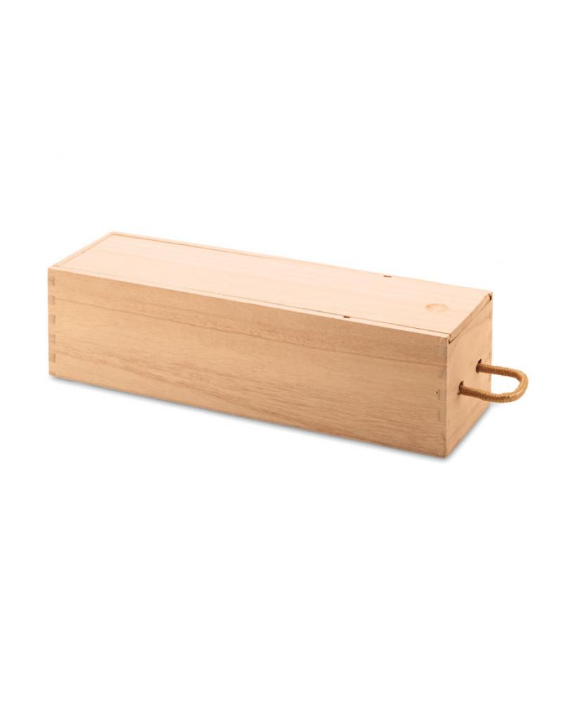 Caja de vino de madera