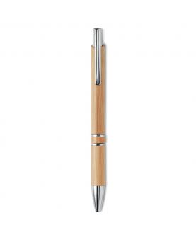 Bolígrafo pulsador bambú - Imagen 1