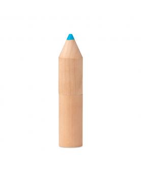 Estuche madera de 6 lápices
