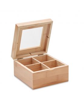 Caja de té de bambú - Imagen 1