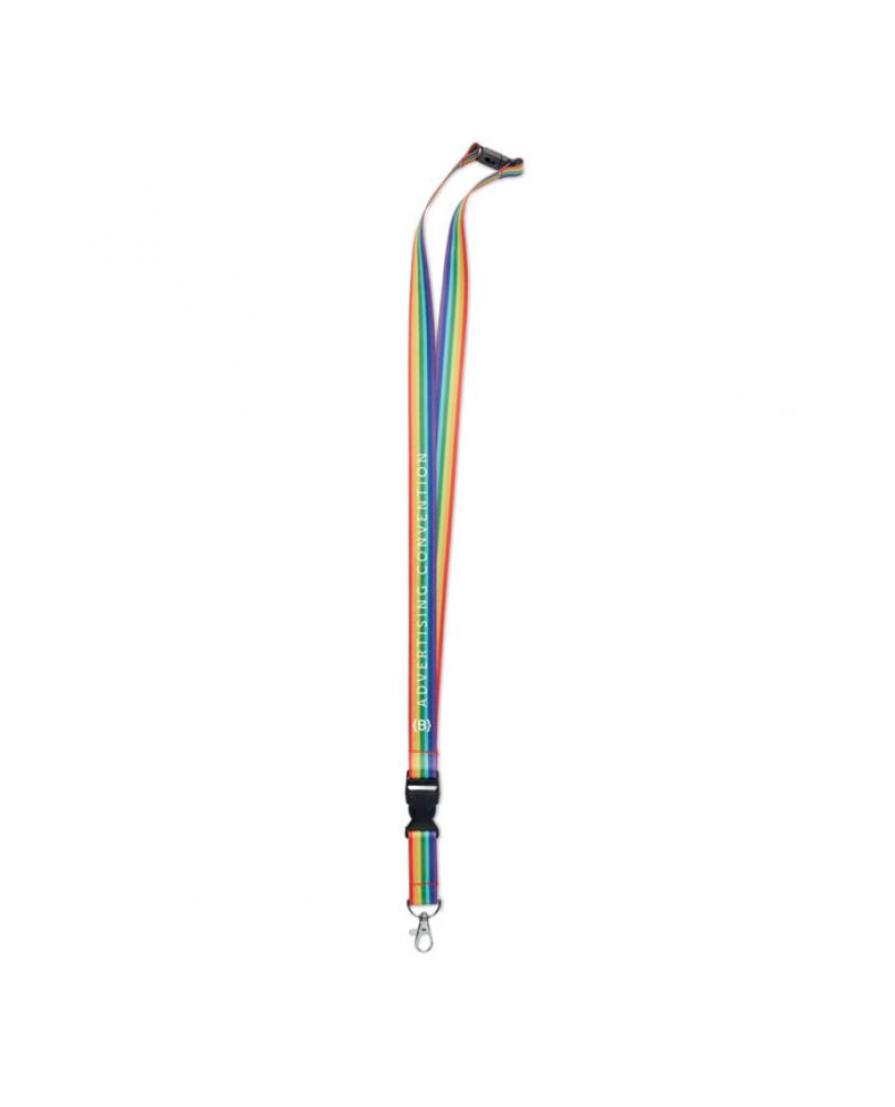 Lanyard RPET rainbow