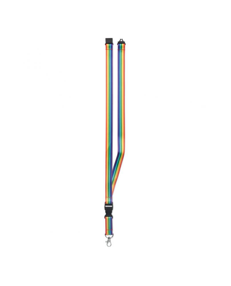 Lanyard RPET rainbow