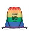 Bolsa cuerdas rainbow de RPET