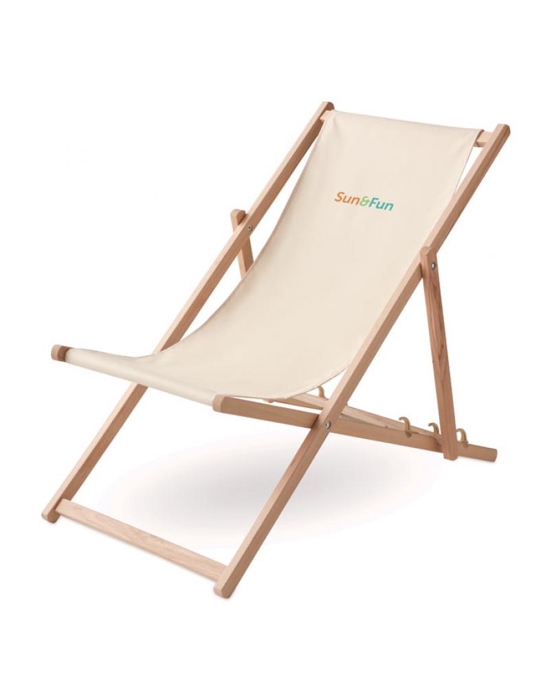 Silla de playa en madera