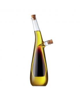 Botella cristal aceite vinagre