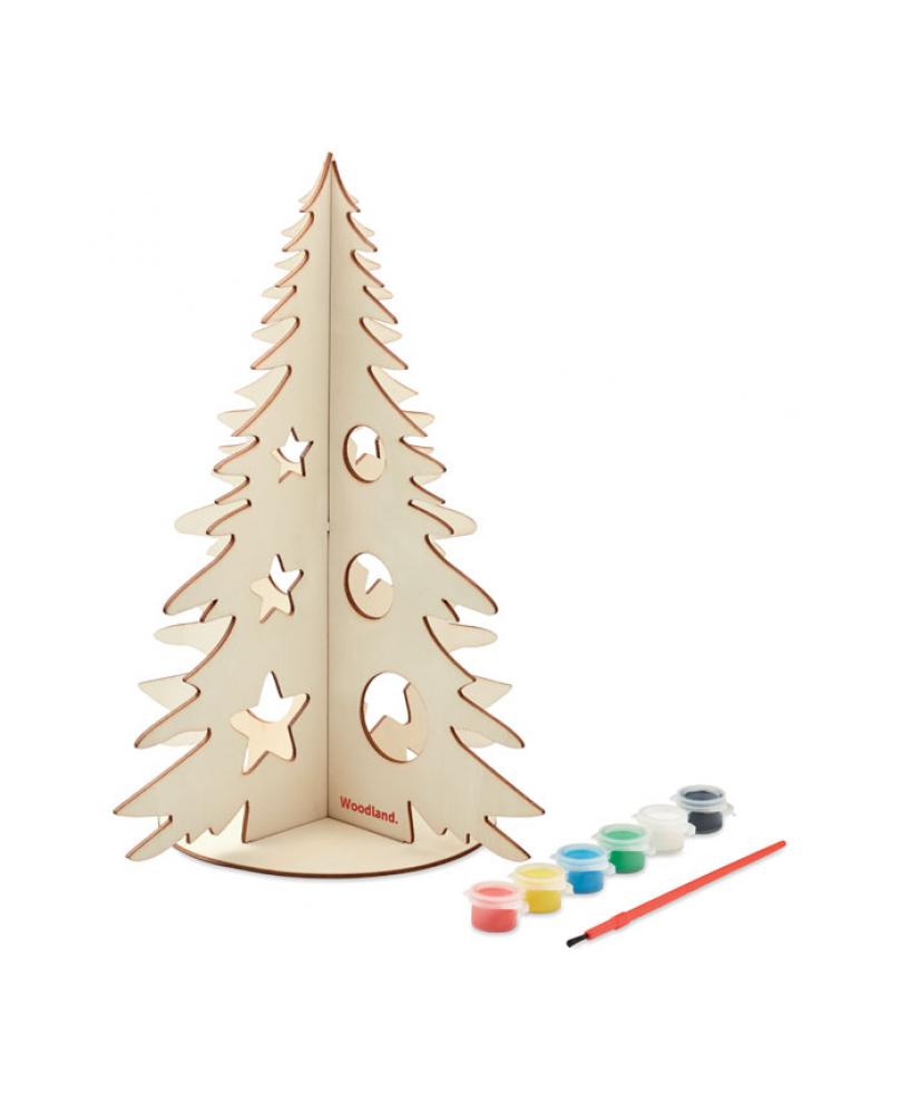 Árbol de Navidad de madera DIY