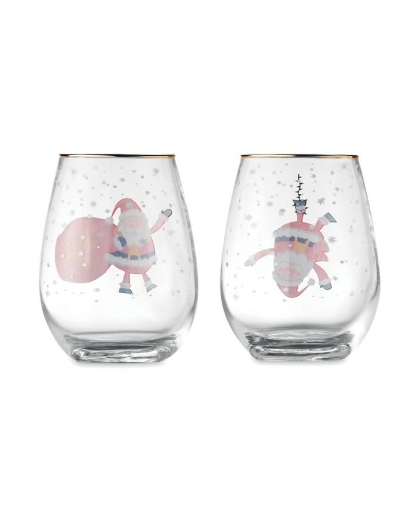 Set de 2 vasos de Navidad