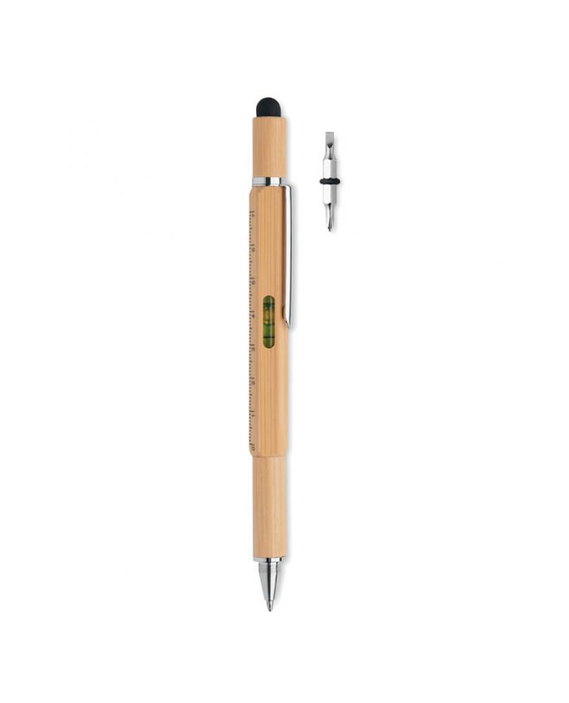 Bolígrafo bambú nivel