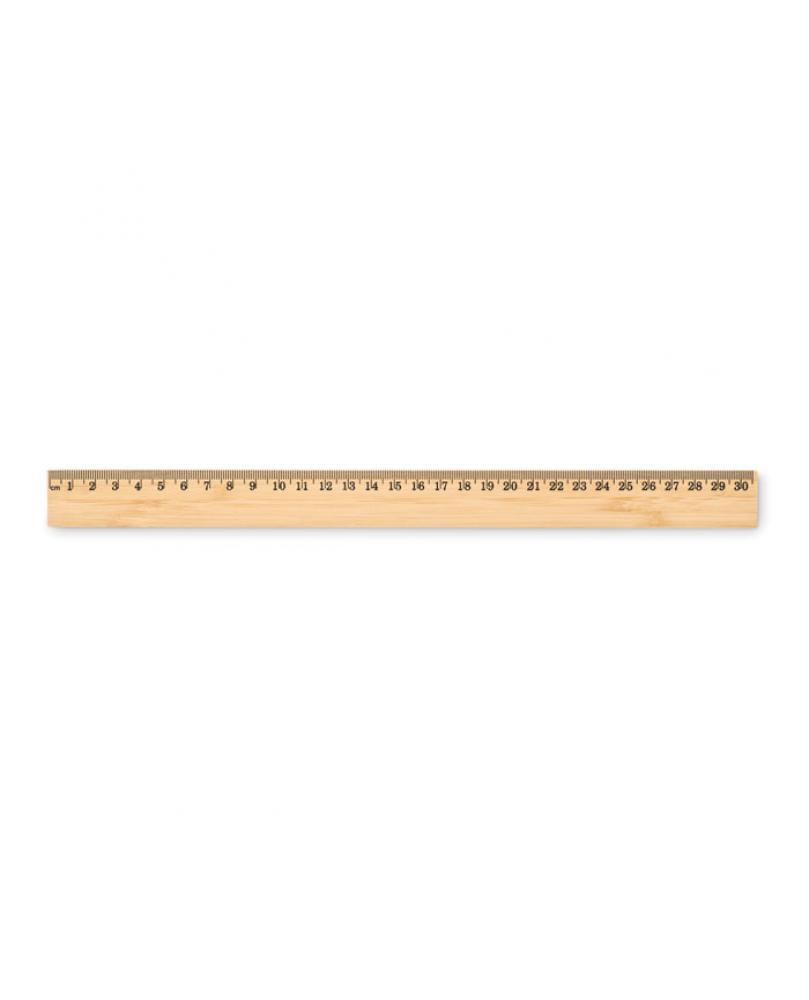 BARIS Regla de bambú de 30 cm