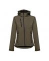 THC ZAGREB WOMEN. Chaqueta softshell para mujer, con capucha removible