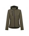 THC ZAGREB WOMEN. Chaqueta softshell para mujer, con capucha removible