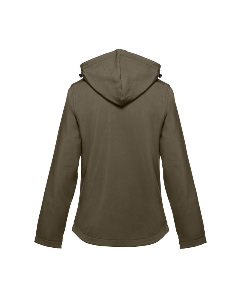 THC ZAGREB WOMEN. Chaqueta softshell para mujer, con capucha removible