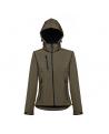 THC ZAGREB WOMEN. Chaqueta softshell para mujer, con capucha removible