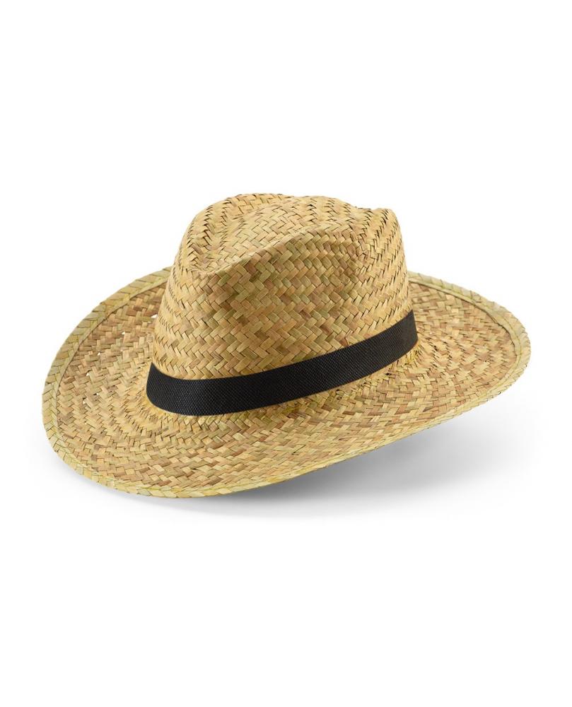 JEAN POLI. Sombrero de paja natural