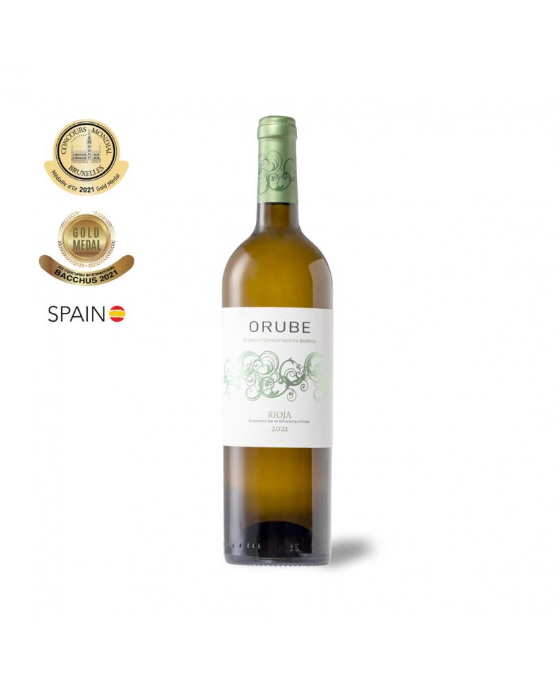 Botella Vino Blanco Orube