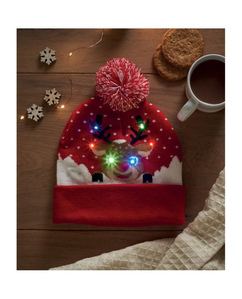 SHIMAS LIGHT Gorro de punto navideño LED