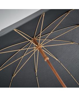 TUTENDO Paraguas RPET/bambú de 23,5"