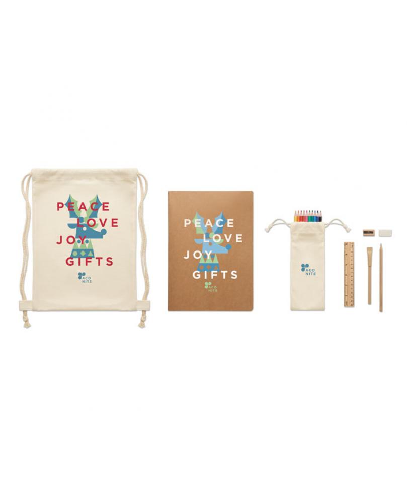 FUNDRAW Set de dibujo infantil en bolsa