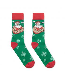 JOYFUL M Par de calcetines de Navidad M