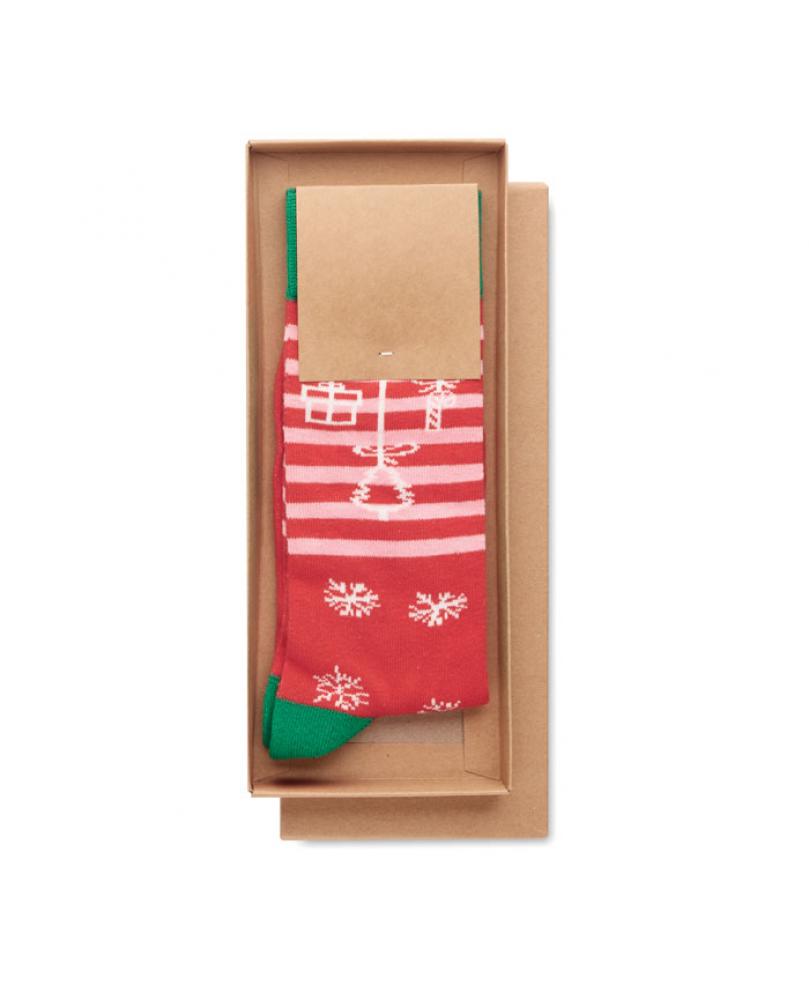 JOYFUL L Par de calcetines de Navidad L